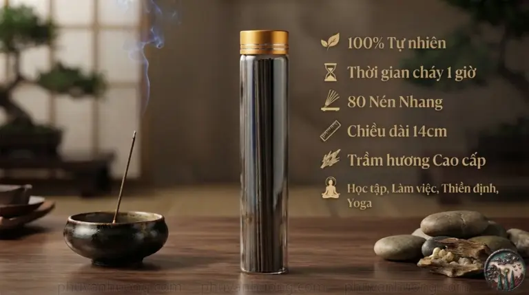Nhang trầm hương không tăm cao cấp 3500k